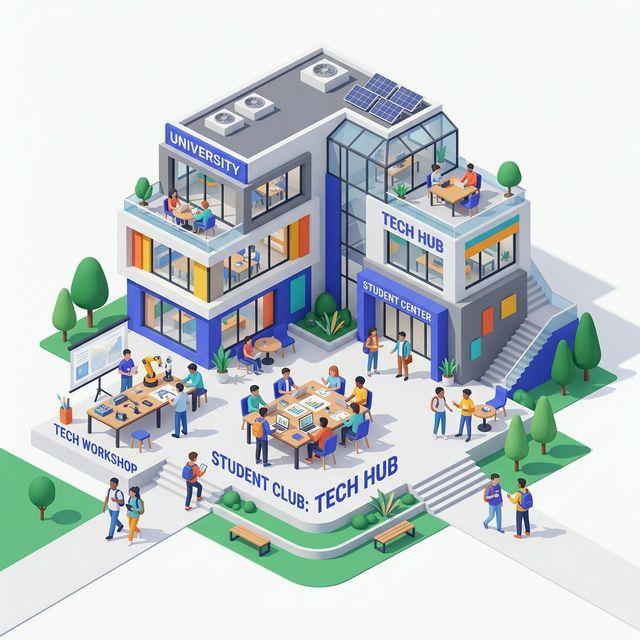 University & Student Club Visualization