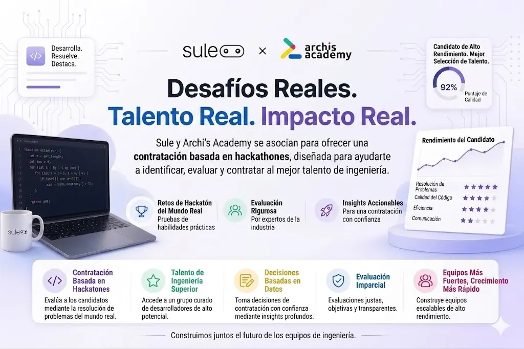 Cómo SuLe Transformó la Contratación de Desarrolladores con Evaluación Basada en Hackathons | Caso TeamCraft