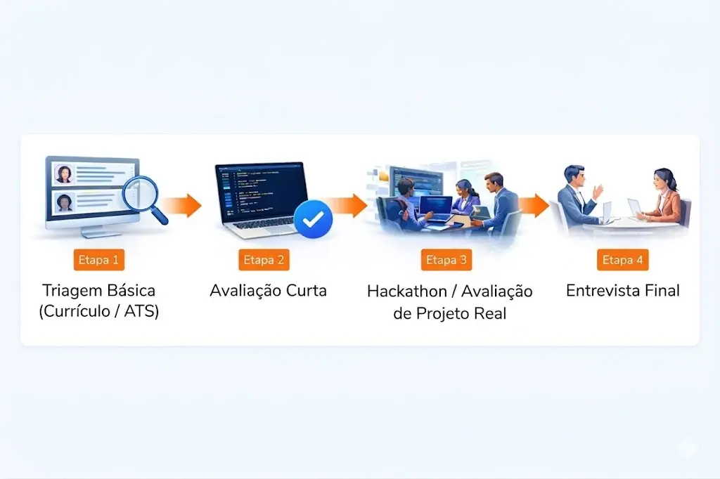 Hackathons vs Entrevistas de Código: Qual é Melhor para Contratar Desenvolvedores?